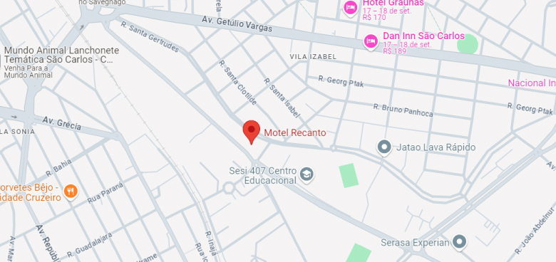 Mapa do motel